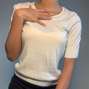 Vintage Banana Republic Rhinestone Blouse